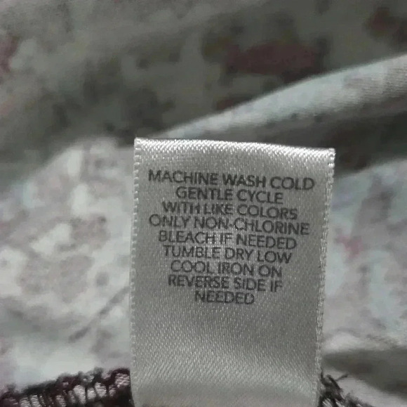 Cj Banks Maroon, Gray & Pink Long Sleeve Jacket Women Size 2X - Picture 12 of 12